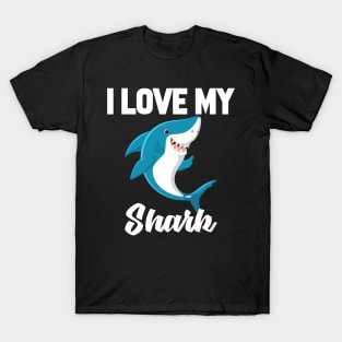 I Love My Shark T-Shirt